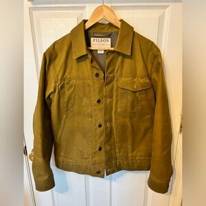 Filson Tin Cloth Short Lined Cruiser Jacket - Good Condition, Size Medium